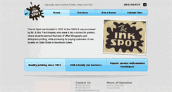 Desktop Screenshot of inkspotsalem.com
